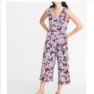 Old Navy Butterfly Pink Jumpsuit - LIKE NEW!